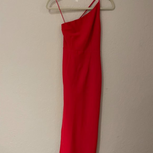 Abercrombie & Fitch Asymmetrical One-Shoulder Maxi Dress XSP - Picture 2 of 4